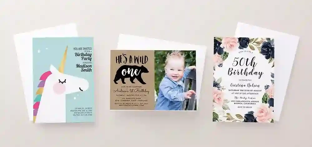 Personalized Birthday Invitations