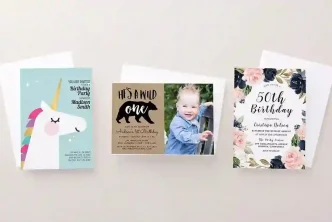 Personalized Birthday Invitations